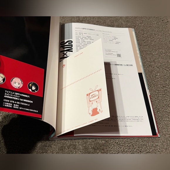 Spy x Family Official Anime Guide TV ANIMATION x 1st Mission Art Book Anime Anya - Picture 15 of 16